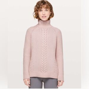 Lululemon Bring The Cozy Turtleneck
Misty Pink Size 2 NWT